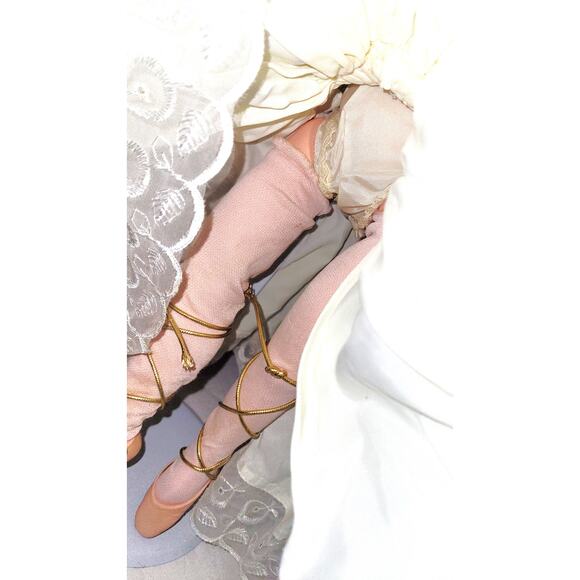 16" 50's Vintage Beautifu Blue Eyed Ginger Valentine Capezio Ballerina Doll Aida - Picture 12 of 16